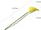 PU Pure Yellow Calla Lily Artificial Flowers 20 Stems 13.5in Faux (Pure Yellow) 8"D x 14"W x 6"H